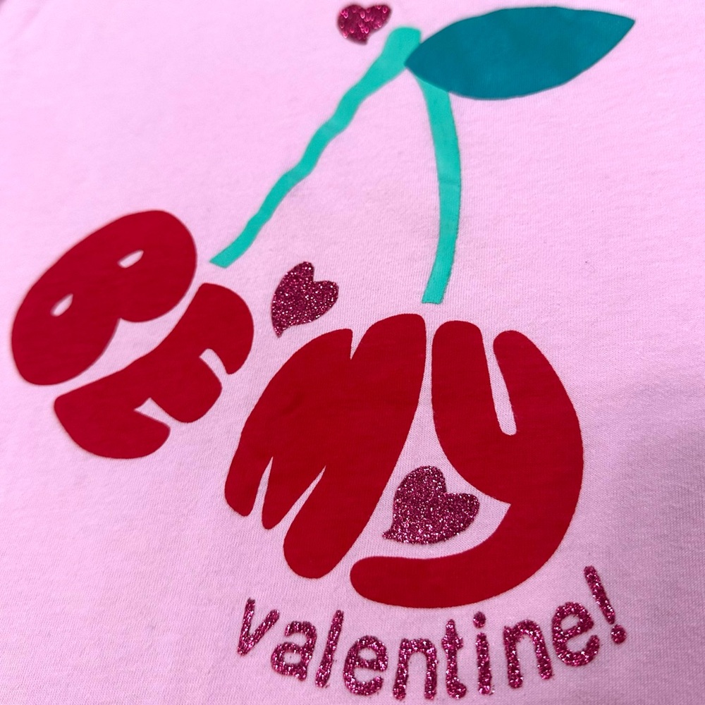 Cherry Delight Pink Kids Tee - Picture 2 of 3